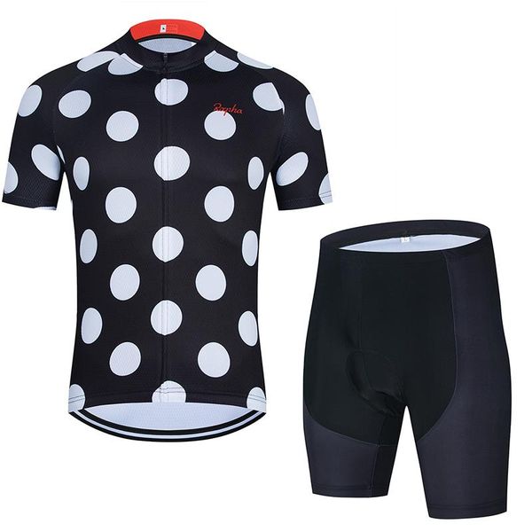 

racing sets 2021 pro cycling jersey vest road polka dots sleeveless bike clothing mtb bicycle sportswear clothes woman mans, Black;blue