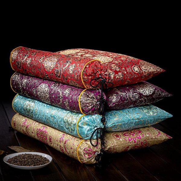 

pillow natural buckwheat neck linen health cervical physiotherapy
