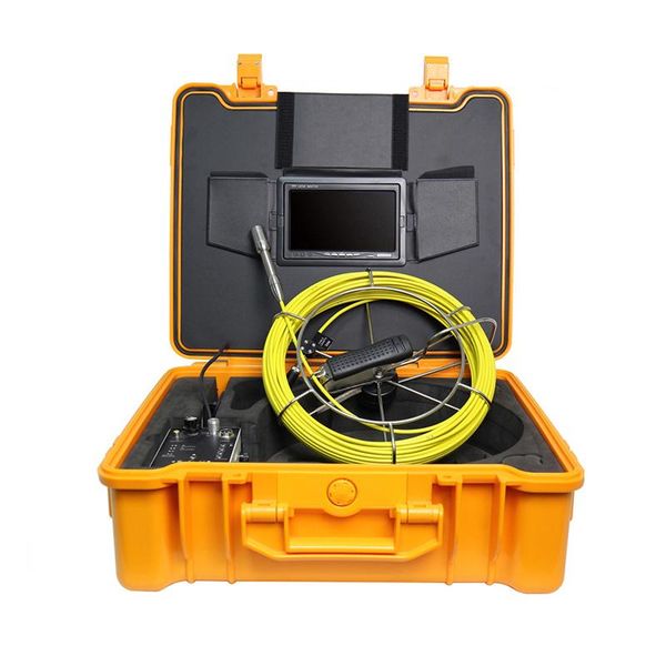 

transmitter 50m pipeline inspection camera drain plumbing pipe sewer video 23mm lens 8gb sd card dvr keyboard ip cameras
