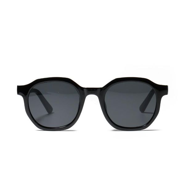 

sunglasses black retro casual european and american round frame trend, White;black
