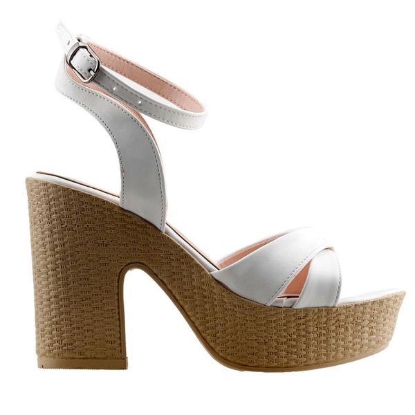 

ayakland 15136-1184  cm heel lady skin sandals shoes, Black