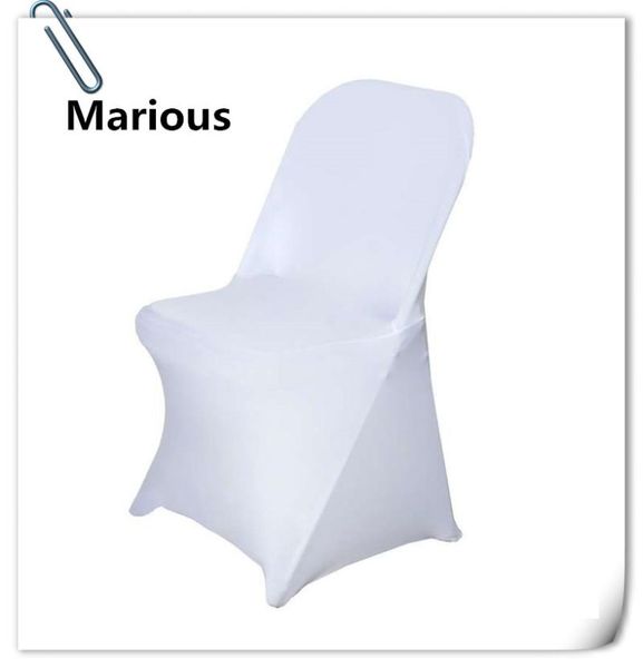 

chair covers factory price 100pcs white folding spandex &lycra cover for wedding marious