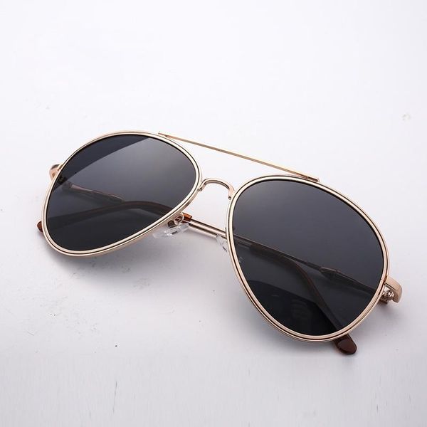 

sunglasses classic toad frame metal pilot full retro polarized driving, White;black