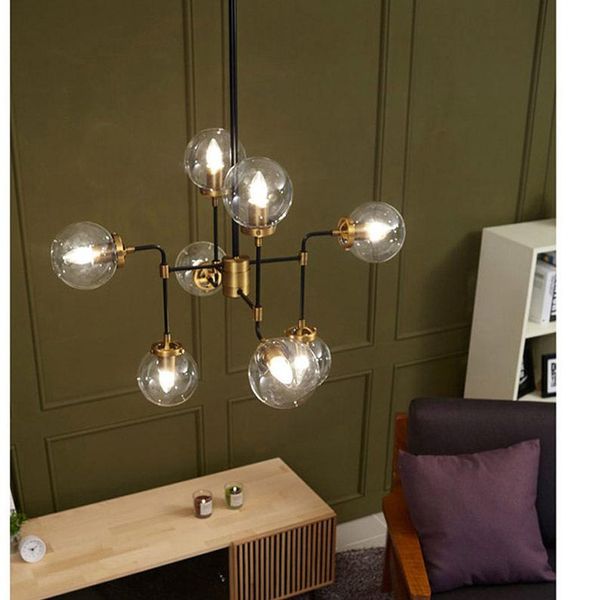 

hanging lamp lustre pendente glass restaurant led pendant lights hanglamp luminaire lamps
