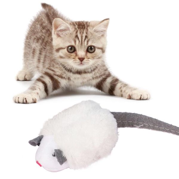 

1pc selling cat toy mouse squeaky realistic cute kitten chewing for indoor supplies 2 colors toys