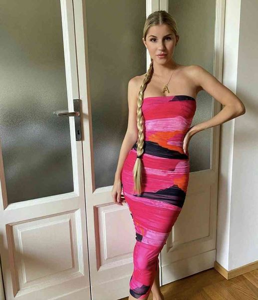 

dress strapless tight fashion nightclub, evening dress, celebrity, 2021 m9ek, Black;gray