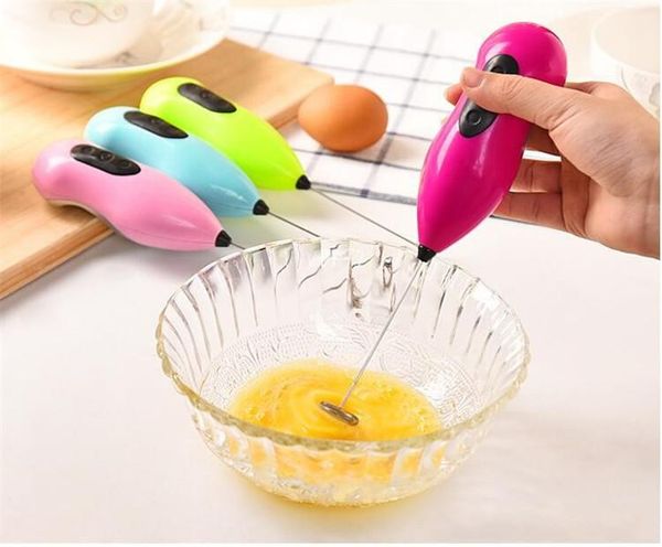 

batidora coffee automatic electric milk frother foamer rother batidora drink whisk mixer egg beater mini handle stirrer kitchen tool