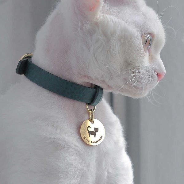 

super small light cat tag different shapes dog tag gold silver bone shield round stainless steel double sided