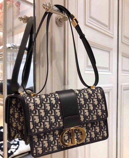 

2020 new women's d home montaigne crossbody leather bag old flower cloth