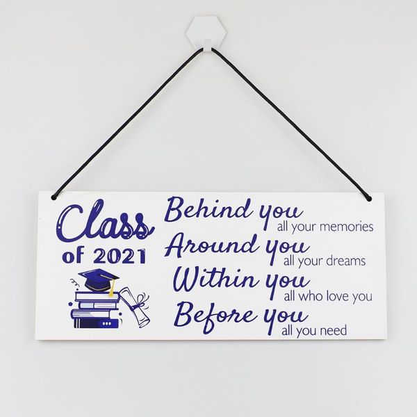 

party decoration class of 2021 wooden sign po booth prop wood graduation decorations porch decorative hanging signs
