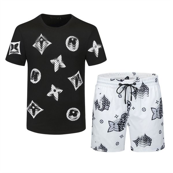 

luxury men designers tracksuits fashion mens tracksuit jogging shorts outdoor man sportswear street hip hop casual wear sports asian size, Gray