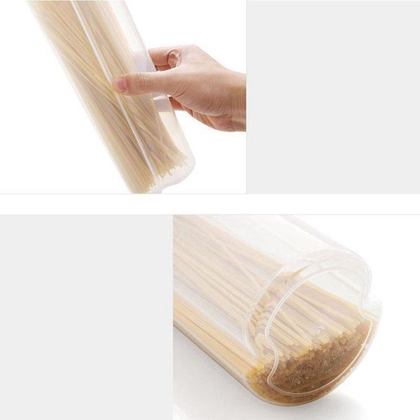 

storage bottles & jars pasta noodle grain cereal bean rice food container kitchen sealed box khaki