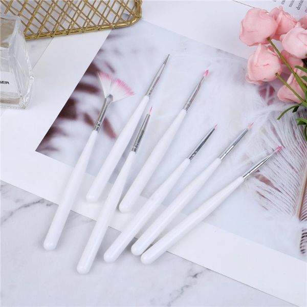 

pcs nail art brush professional painting drawing pens1, Yellow