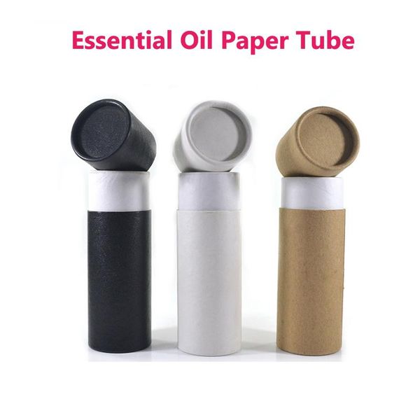 

100pcs 30ml black/white/primary color cardboard tubes kraft paper tube for perfume bottle ,coffee, glass,,gift container gift wrap