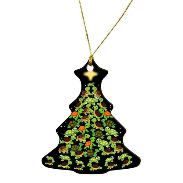 Decorazioni natalizie Ornamenti per alberi Cartellini in legno Piccoli abbellimenti con ciondoli Decorazioni per palline di legno dipinte per Natale