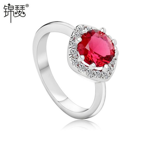 

925 sterling silverboutique zirconium diamond ring fangfei aaa zircon inlaid temperament simple wedding, Golden;silver