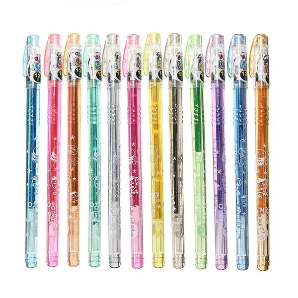 

gel pens 1set 12 1.0mm colors glitter for crafts scrapbooking diy gift card