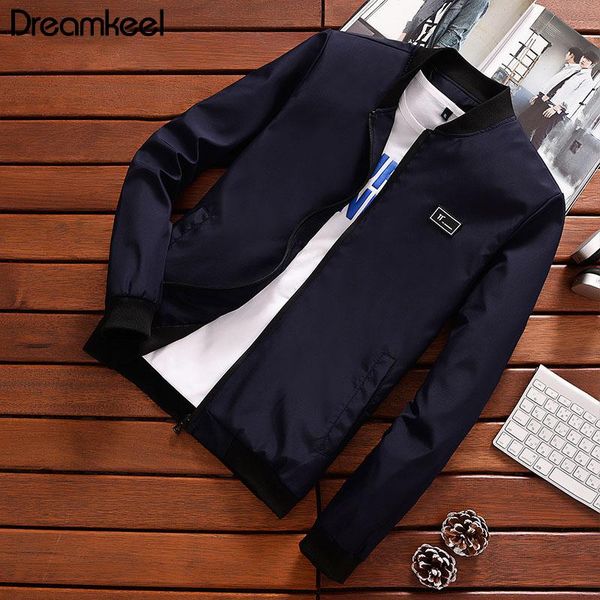 

men's jackets men and casual coats 2021 spring autumn thin slim fit bomber black male jacket y, Black;brown