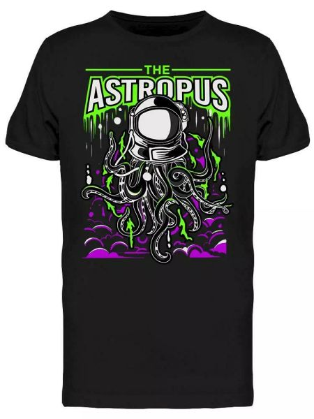

the astropus tee men's -image by shutterstock, White;black