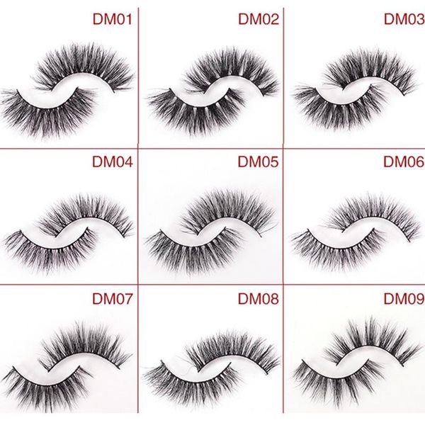 

styles 3d mink eyelashes natural soft hair eyelash extension reused luxury 100% hand made full strip upper lashes false