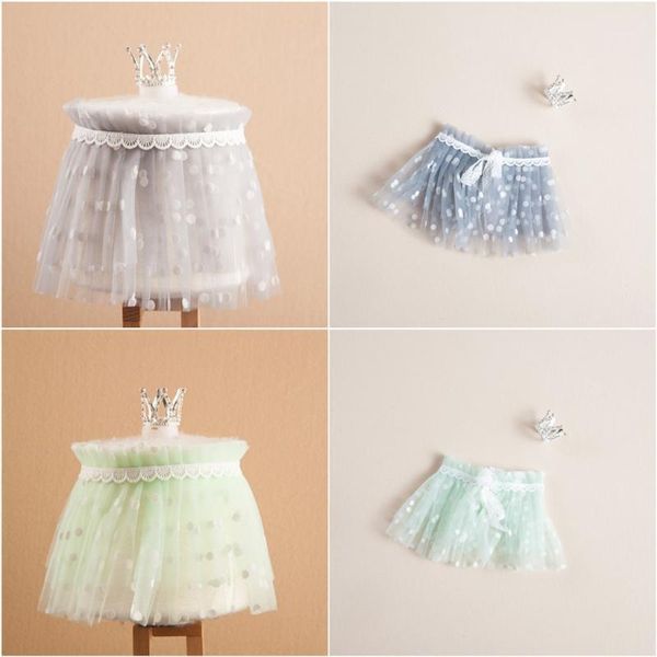 

skirts 50le 2 pcs born pography props short skirts+headwear crown set baby infants po shooting clothing headdress, Blue