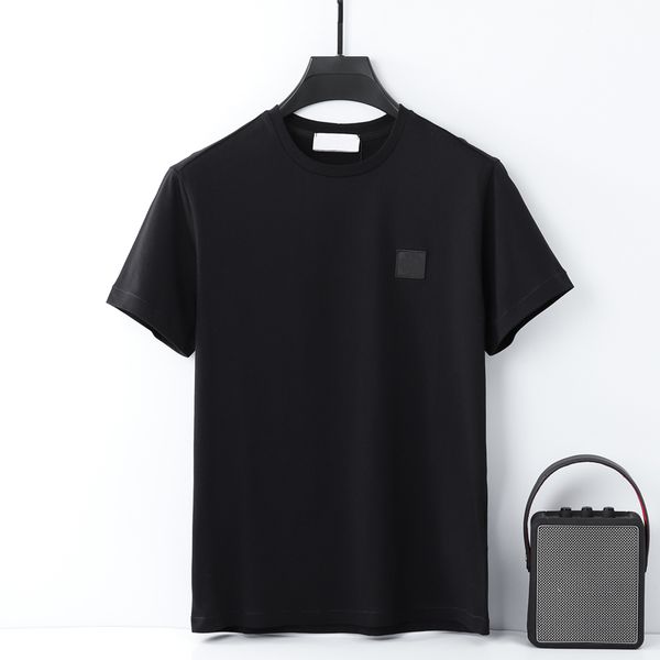 

lovers leisure time polo shirt summer cotton men's t-shirts loose and simple printed letter crew neck short sleeves 5vjj, White;black