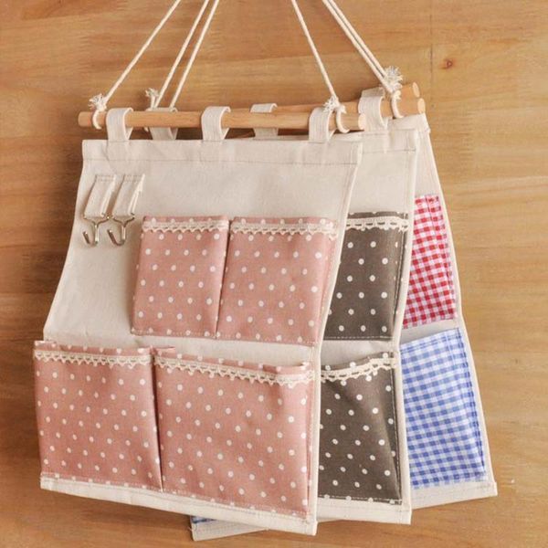 

storage boxes & bins wall hanging bags 4 pocket holder organizer sundry for decor kitchen bathroom