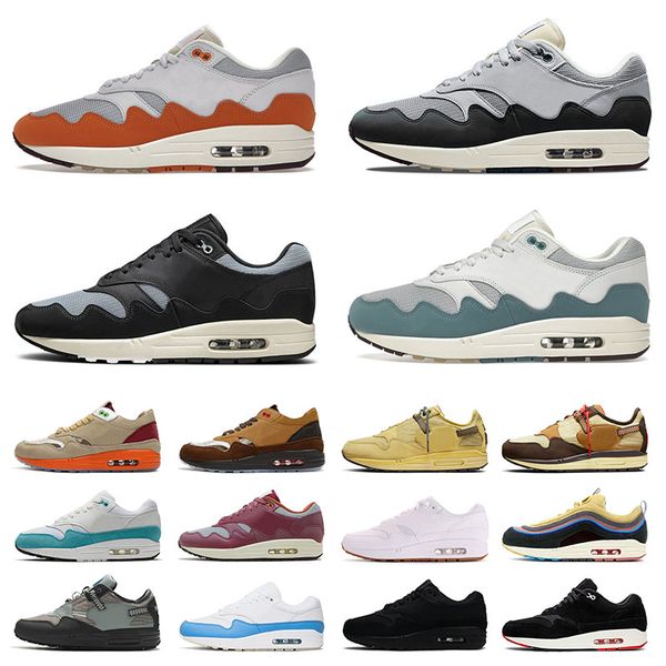 

2022 patta waves 1 87 mens womens designer running shoes kiss of death noise aqua monarch black baroque brown white gum sean wotherspoon tra