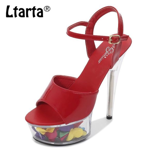 

lacquer leather extra high heels thin waterproof platform hate sky super sandals female lfd, Black