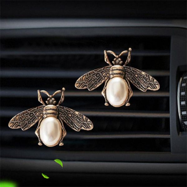 

car air freshener bee perfume outlet clip high-end creative interior decorations
