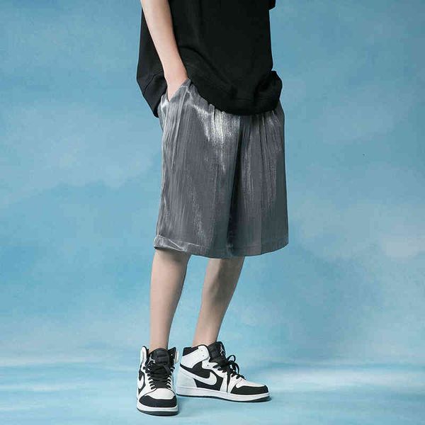 

men's shorts 2021 new summer casual solid sweatpants sportswear jogging short pants 2hgu, White;black