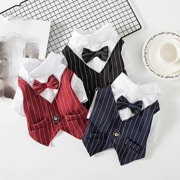 

dog apparel pet clothes spring summer shirt teddy with bow clothing medium xs