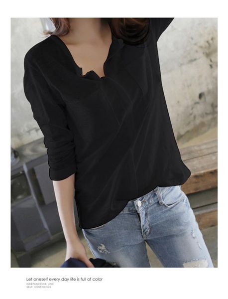

women's polos arrival women long sleeve linen cotton white black shirt lady blouses loose spring fall cloth