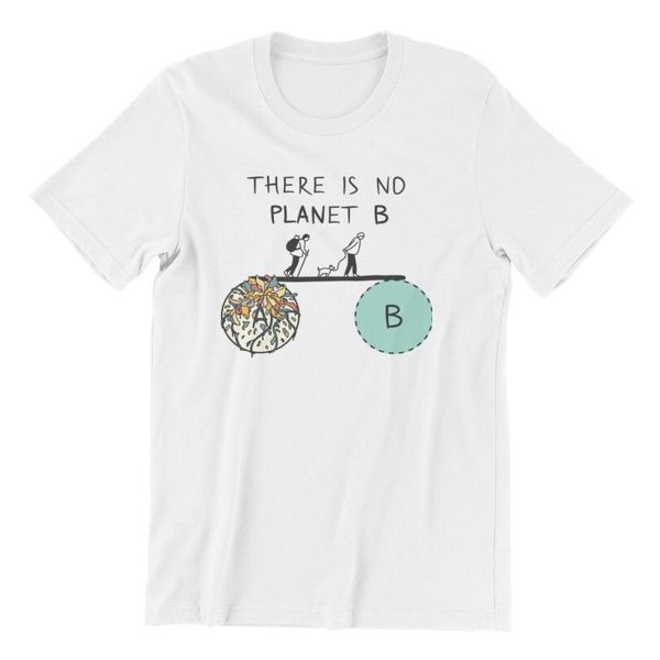 

men's t-shirts t-shirt there is no planet b keep the earth clean print games oversized 45581, White;black
