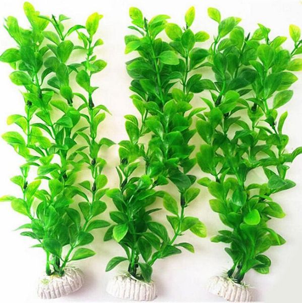 

decorations quality 26cm long plastic green grass aquarium decor water sea fish tank