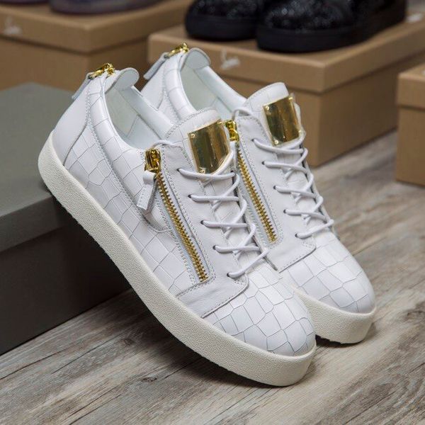 

2021 ss men's and women's shoes fashion brand casual designer lace up zipper couple luxury sneakers size 35-45, Red;white