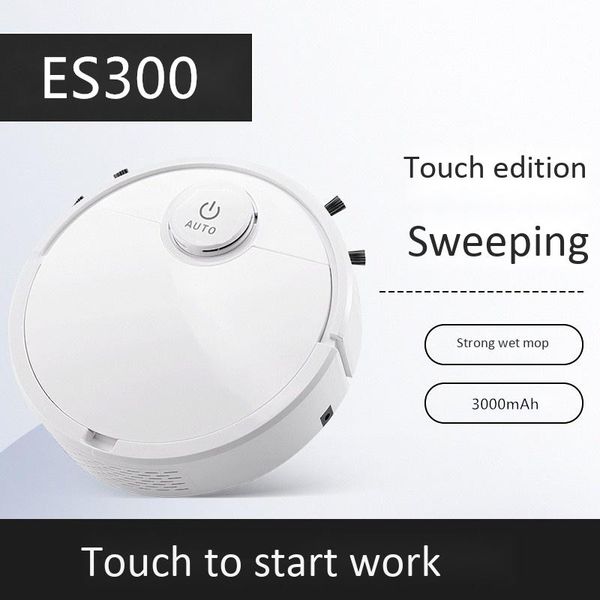 

vacuum cleaners es300 rechargeable smart robot vaccumm cleaner 3 in 1 usb auto sweeping dry wet mop strong suction sweeper