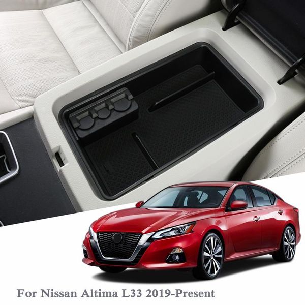

car organizer styling armrest storage box for altima l33 2021-present center console cover auto accessories