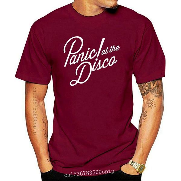 

men's t-shirts panic at the disco men black t-shirt, White;black