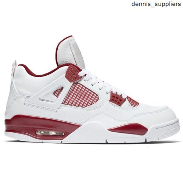 

38% discount casual shoes 2021 jumpman 4 4s s shoes metallic purple red green bred splatter black cat fashion sneakers size 40-47