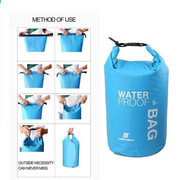 

waterproof drybag sack pouchcanoe boatingkayaking camping raftinghiking duffel bags