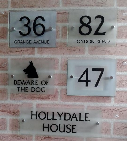 

house number modern sign door plaque name address premium quality other hardware