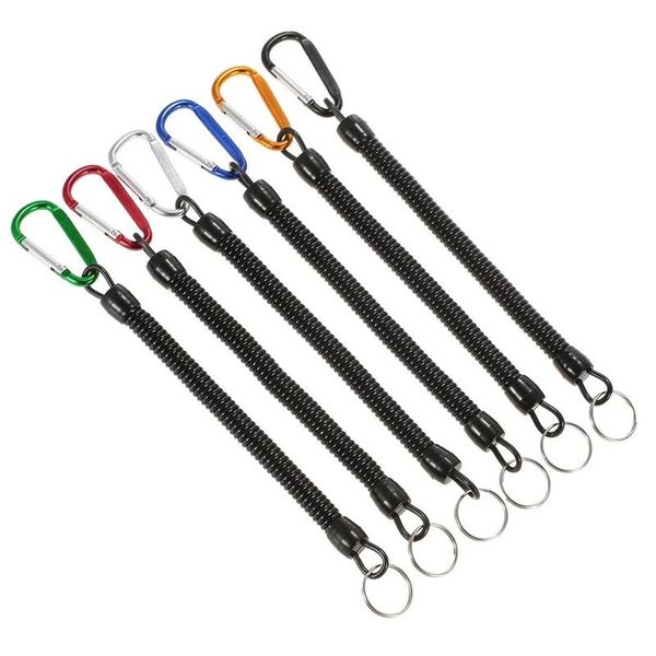 

fishing accessories 6pcs coiled lanyards boating ropes tackle fish tools