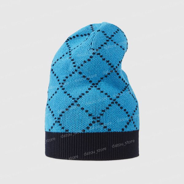 

designer men cashmere bucket hat womens woolen blended knitted casquette designers caps hats mens winter knit cap warm bonnet beanies 2021, Blue;gray