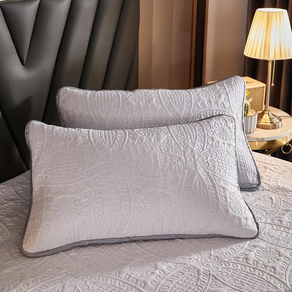 

cotton 48x74cm pillowcase cover classic style 2pcs pillow case (no filler) covers