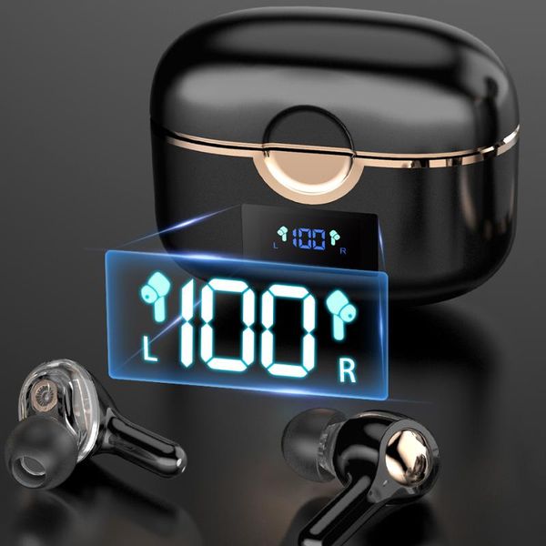 

headphones & earphones savioketws 4 mics earbuds bluetooth 5.1 in-ear wireless touch earphone bass stereo hifi music volume control