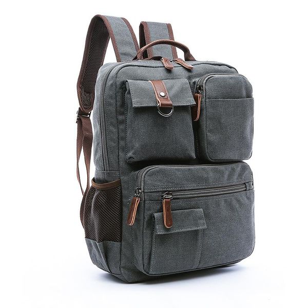 

backpack men's lapcanvas school bag travel youth computer