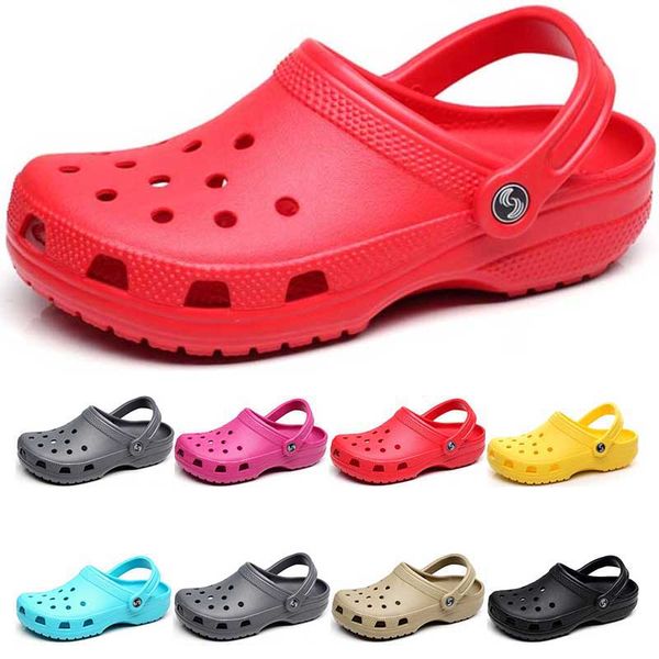 

346 hotsale fashion Sandals Slip On Casual Beach Waterproof Shoes men Classic Nursing Clogs Hospital Women Slippers Work Medical, 3 36-41