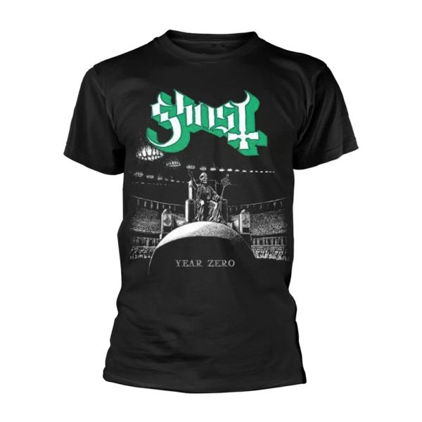 

ghost year zero licensed men t-shirt, White;black