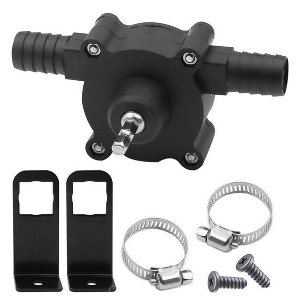 

electric drill pump self priming transfer pumps oil fluid water portable round shank heavy duty self-priming hand professional bits